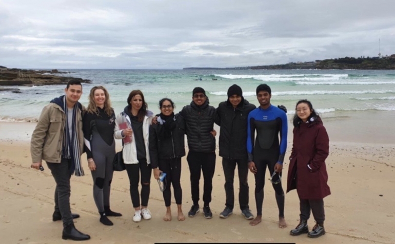 Luksea team at Bondi Beach